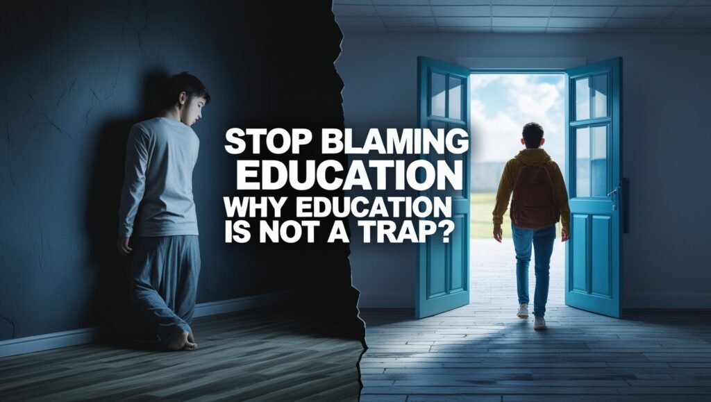 Stop blamming Education
