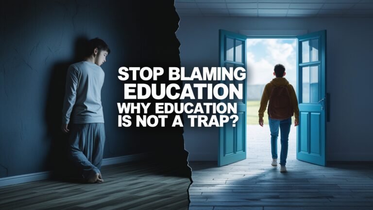 Stop blamming Education