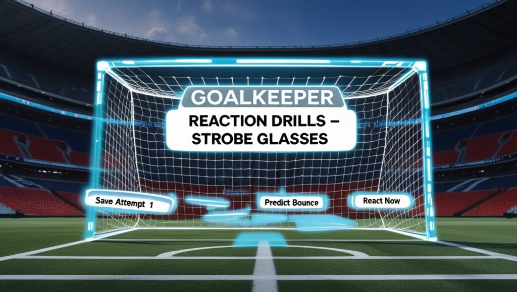 Goalkeeper Reaction Drills - Strobe Glasses